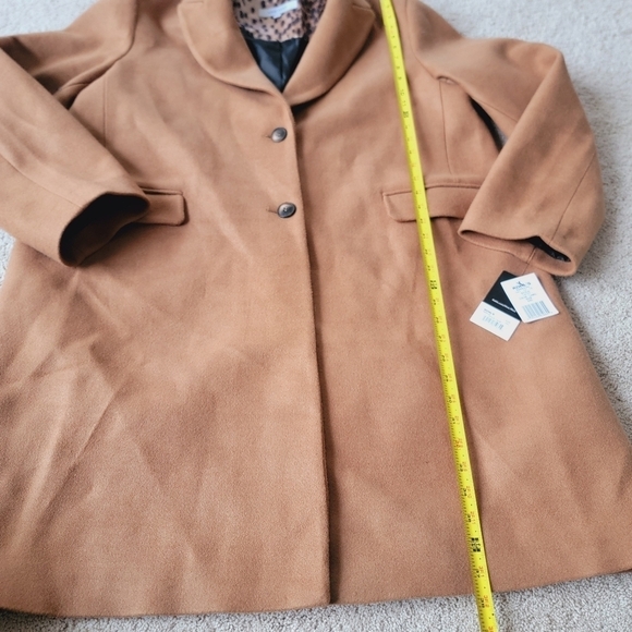 NWT Women's Nine West Single-Breasted Wool Blend Walker Jacket XXL - Picture 5 of 11